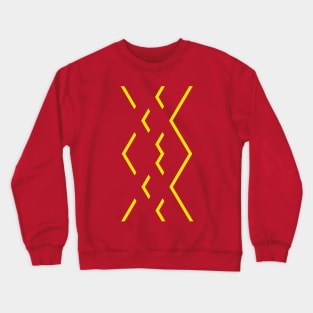 Christmas Pattern Lines Crewneck Sweatshirt